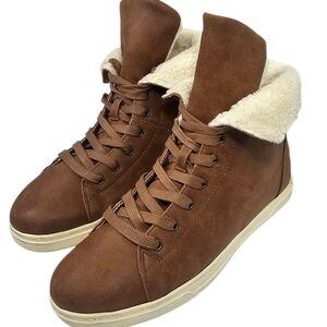 Indigo Rd Boots Womens 9.5 M Hi Top Lace Up Brown